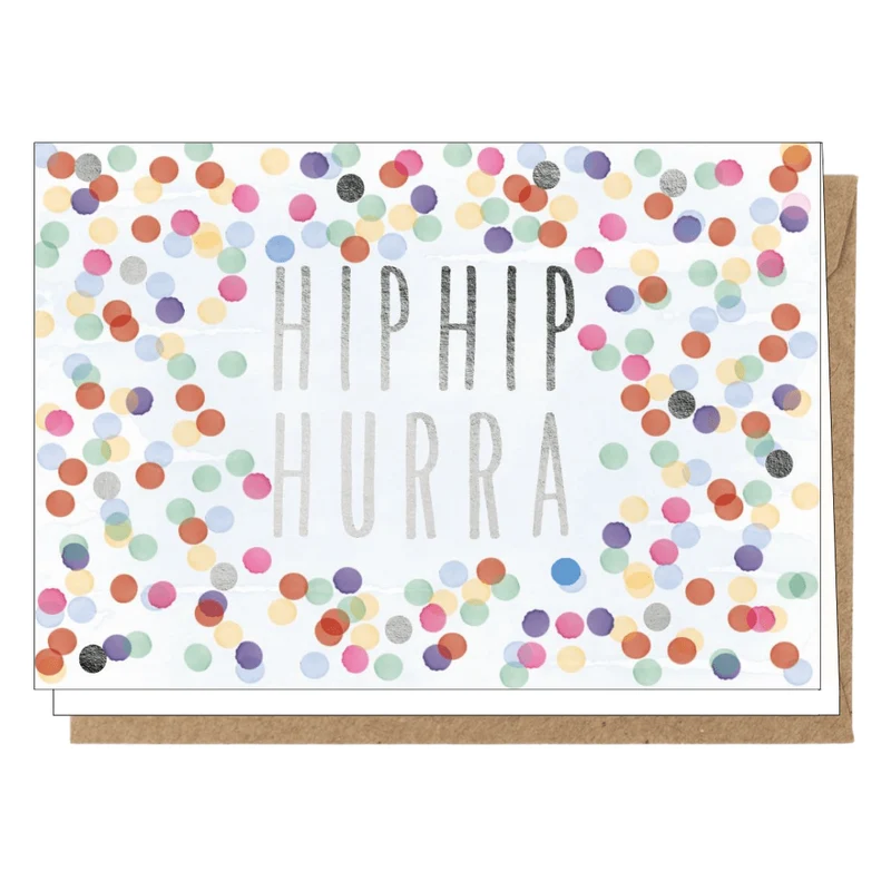 Grußkarte "Hip Hip Hurra"
