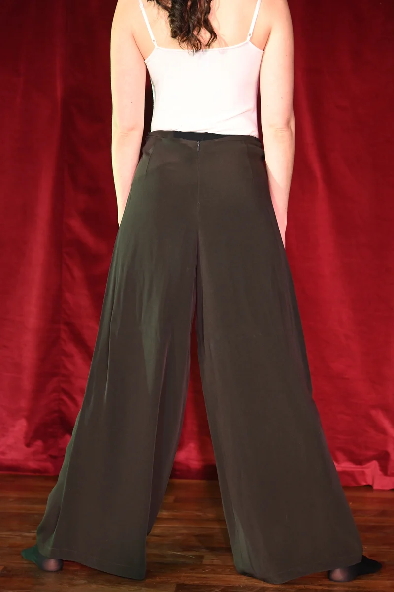Hose - Schwarze Marlenehose - W280