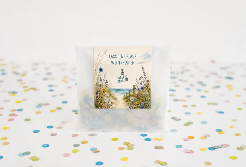 Meereskonfetti - Saatgutkonfetti mit Meerestieren 4x5g