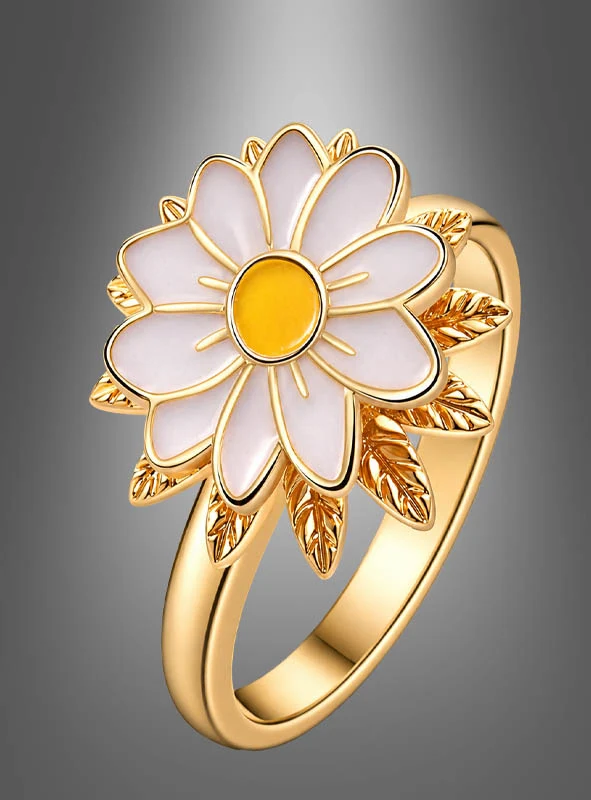 Blumenring mit drehbarer Blüte