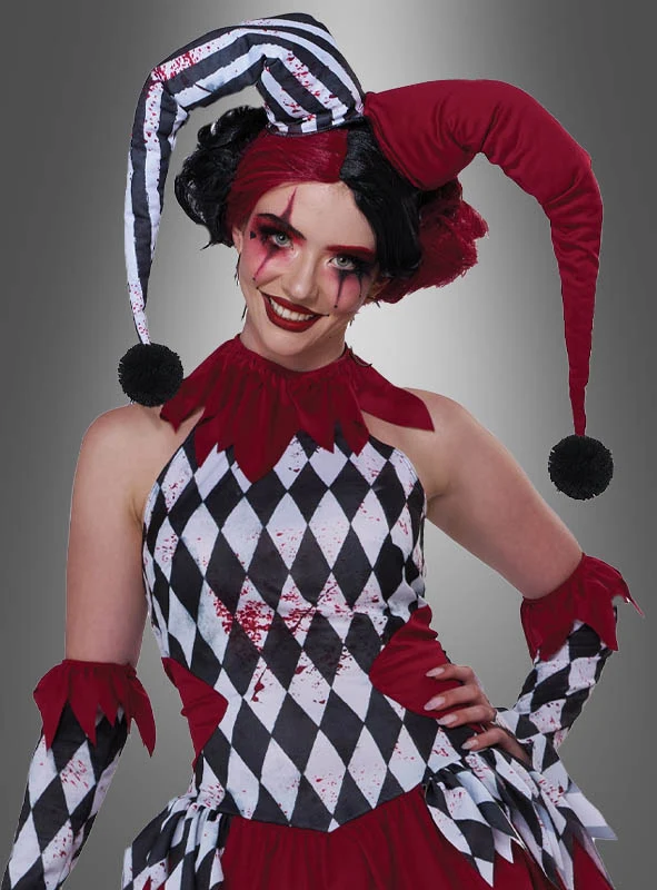 Verrückte Harlekin Dame Topsy