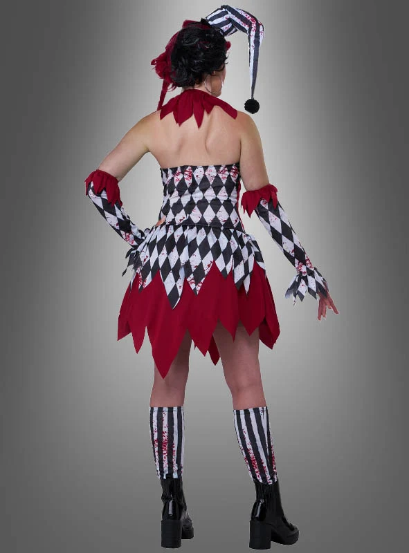Verrückte Harlekin Dame Topsy