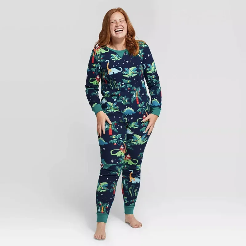 Family Dinosaur Christmas Pajamas