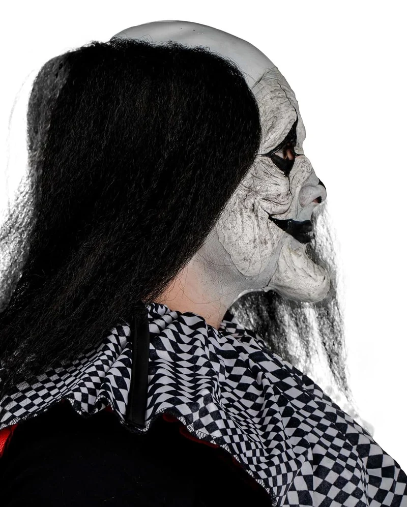 Bösartiger Clown Latex Applikation 2-teilig