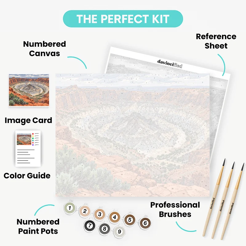 Upheaval Dome Crater - Paint by Numbers Kit