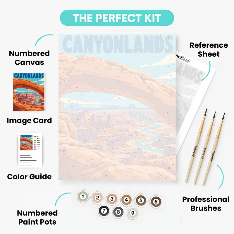 Mesa Arch Overlook - Paint by Numbers Kit