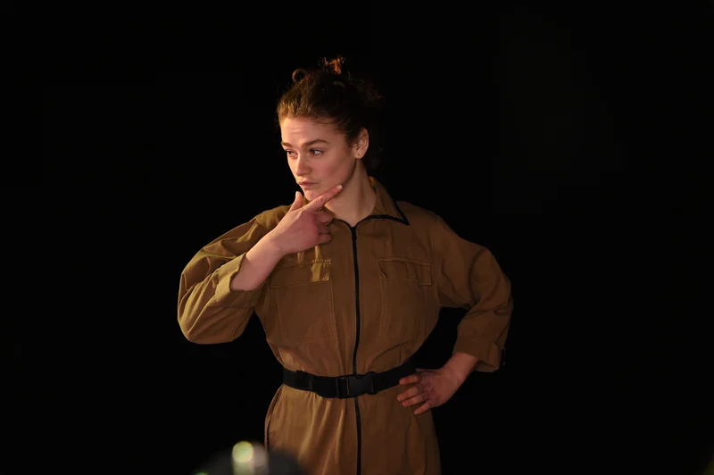Einteiler - Khakifarbener Boilersuit - W307