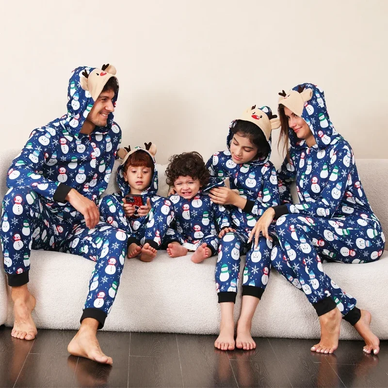 Snowman Family Christmas Pajamas