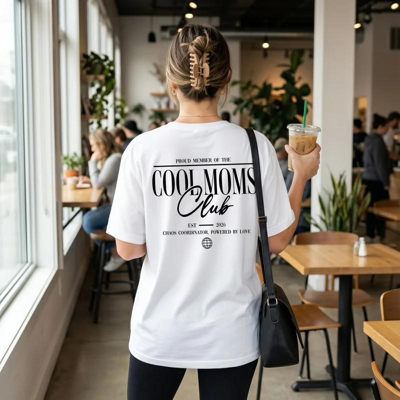Cool Moms Club Shirt personalisiertes Geschenk für Mamas