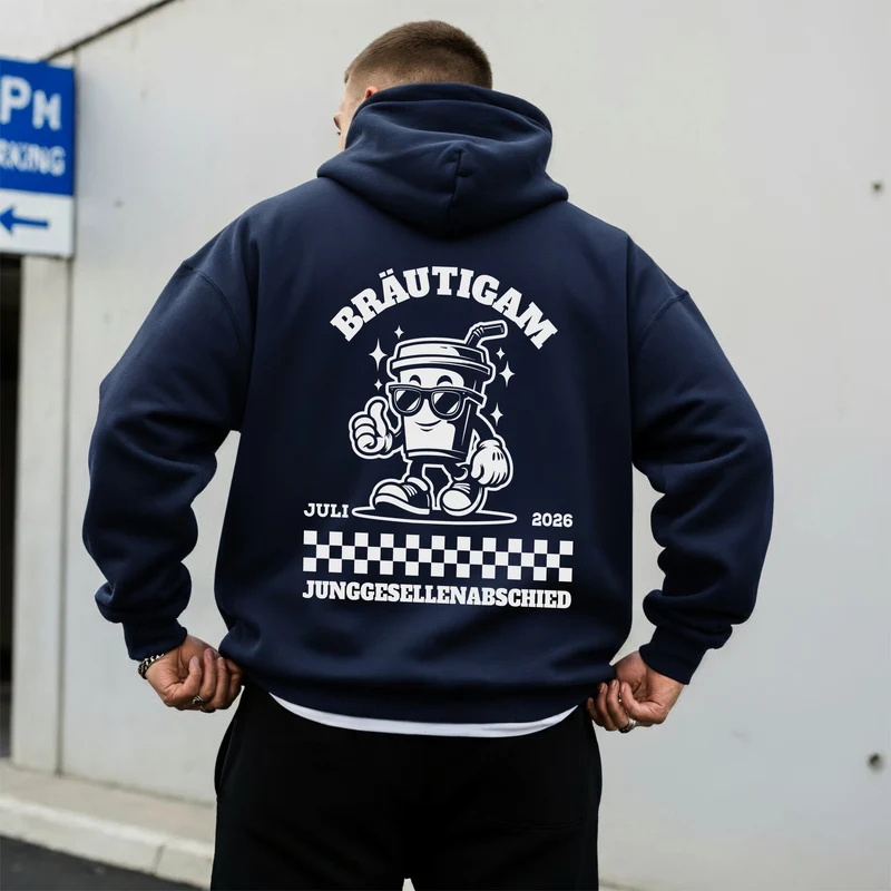 Bräutigam und Seine Jungs JGA Shirt Männer - Sweatshirts & Hoodies Personalisiert für Junggesellenabschied