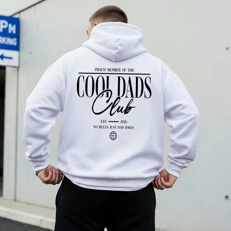 Cool Dads Club Hoodie für Papa Geschenk Personalisiert zum Vatertag & Geburt