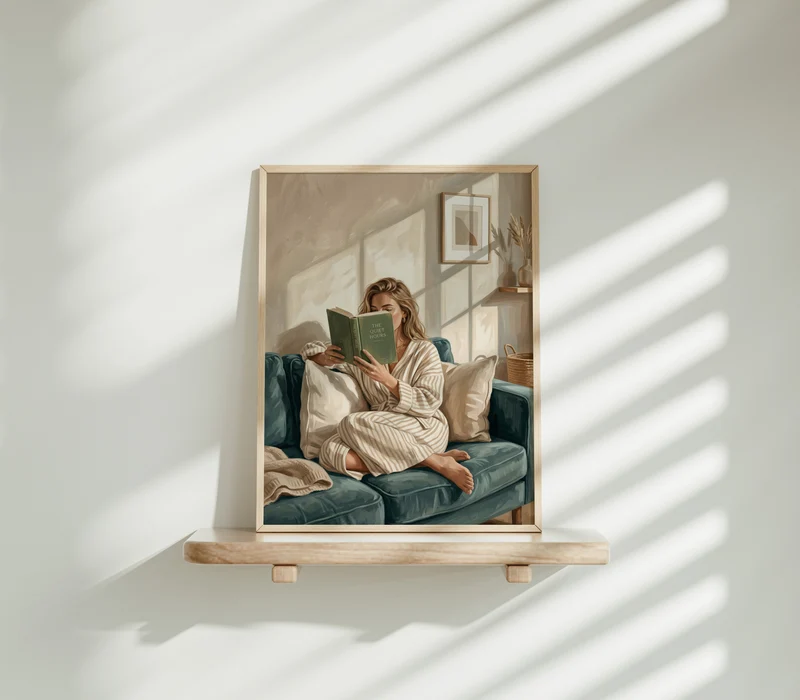 The Quiet Hours Poster - Contemporary Deko für deine Leseecke