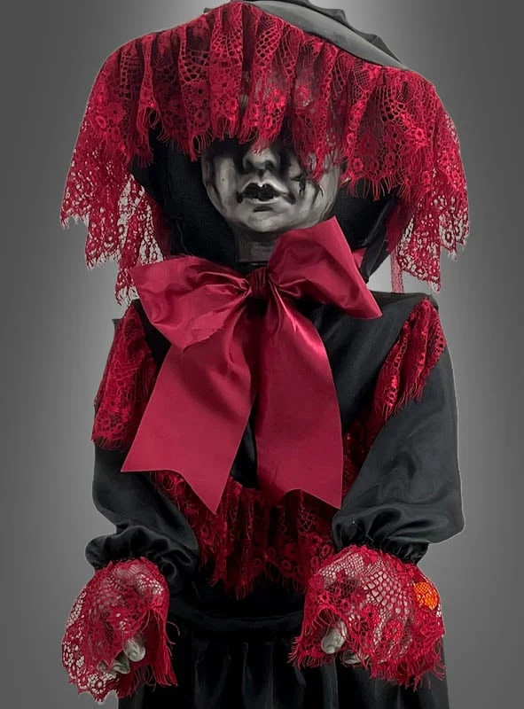 Halloween Puppe 90cm gruselig animiert