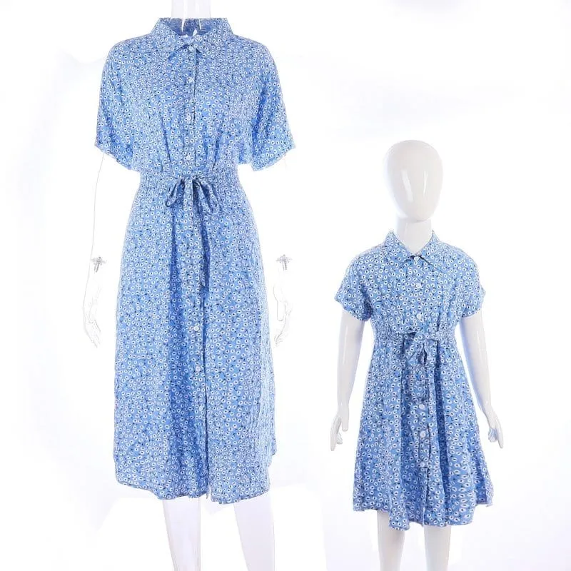 Blumiges Blusenkleid