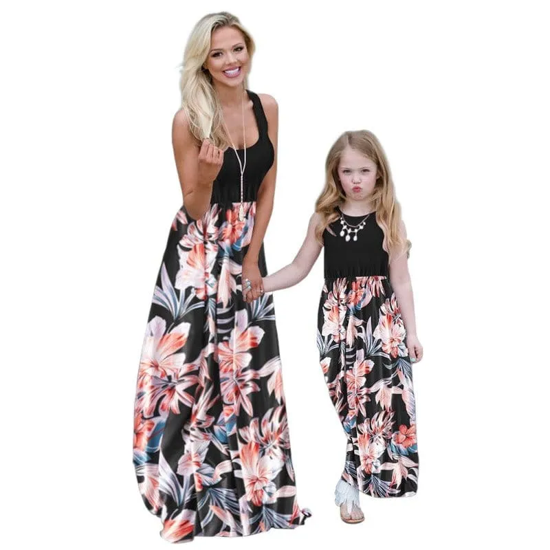 Blumenkleid Mutter/Tochter