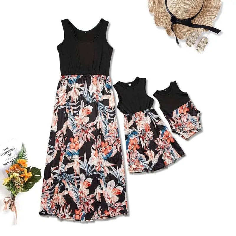 Blumenkleid Mutter/Tochter