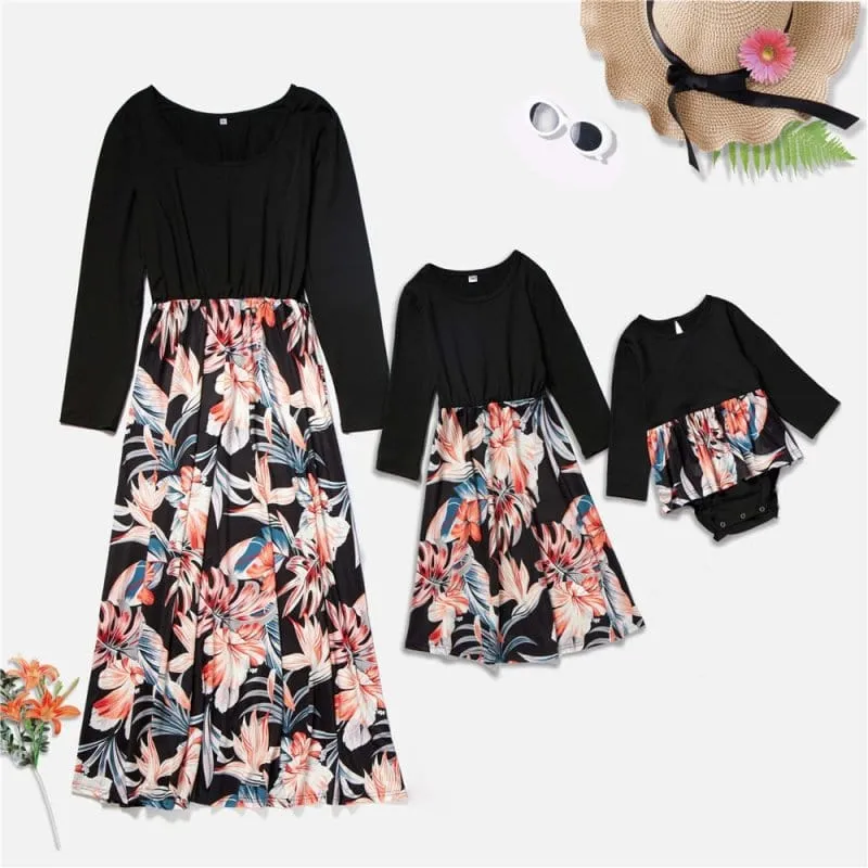 Blumenkleid Mutter/Tochter