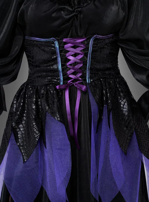Düstere Gothic Elfe Damenkostüm