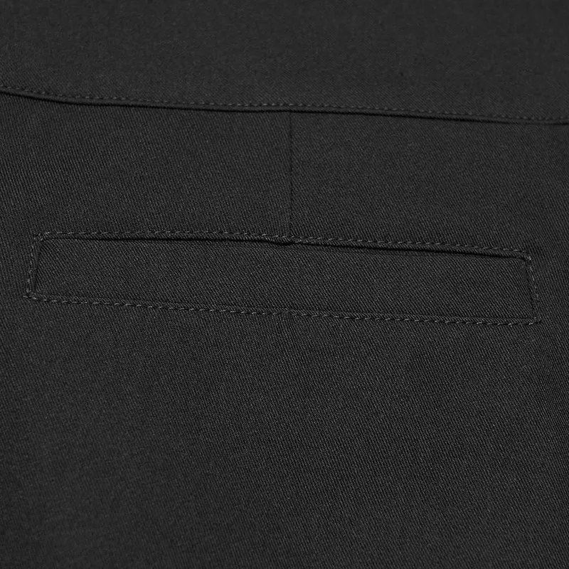 Gothic-Herrenhose mit asymmetrischem Fledermausärmel-Schnitt und Falten