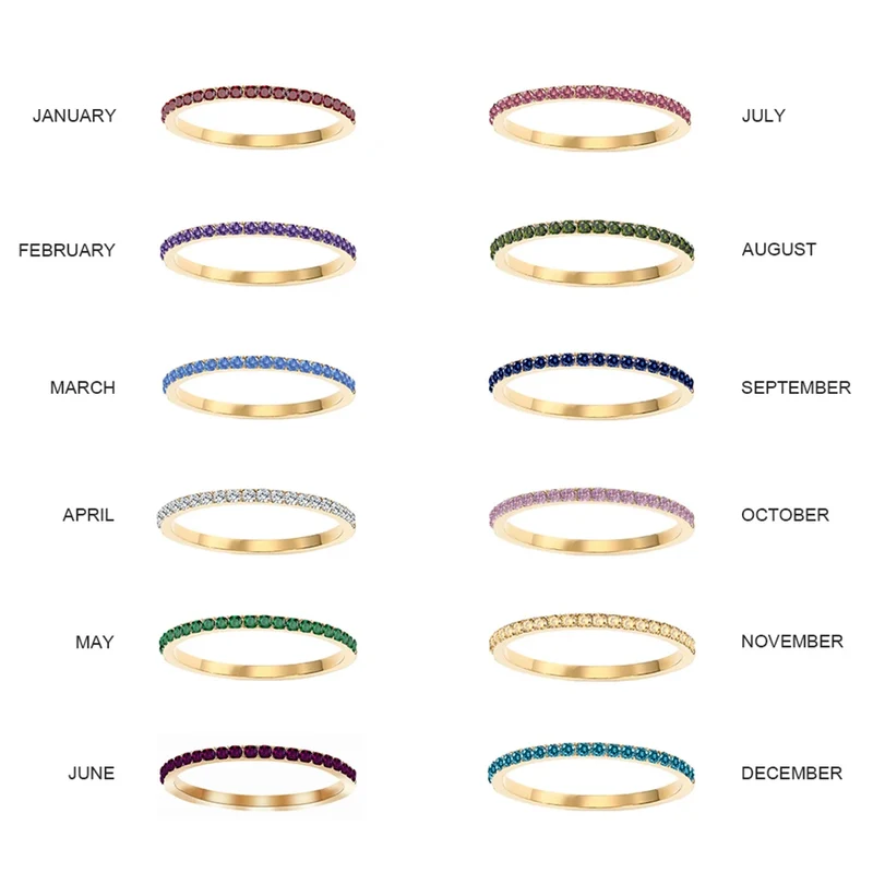 Birthstone Rings Sisters