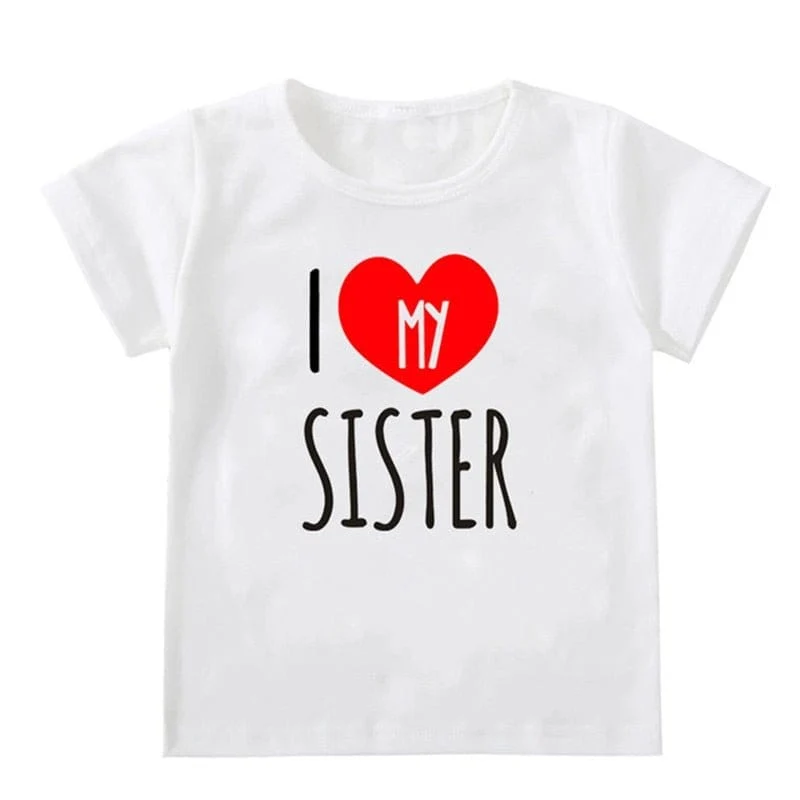 I Love My Sister / Brother T-Shirt