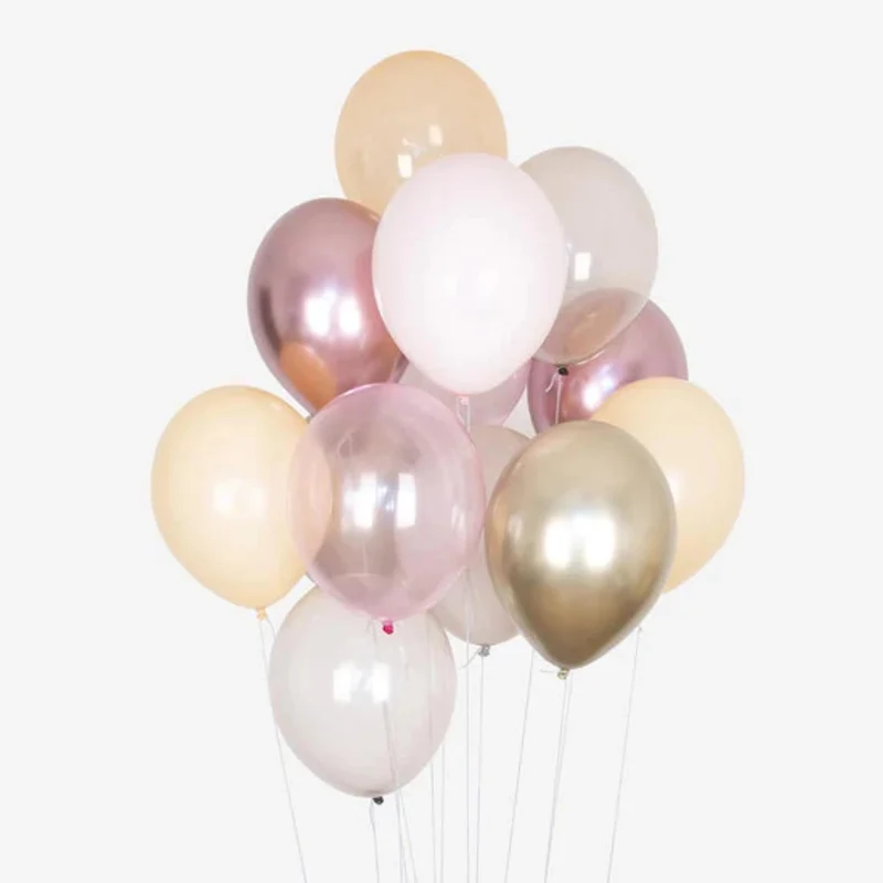 Luftballon Ø 30cm Rosa Mix 10 Stk.