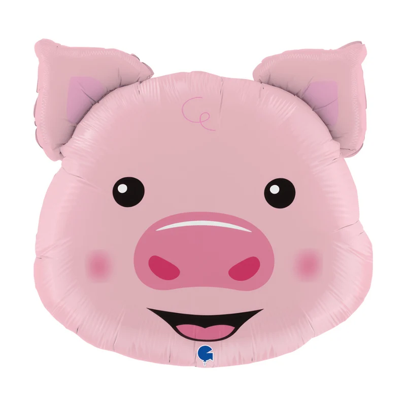 Tierballon Schweinegesicht