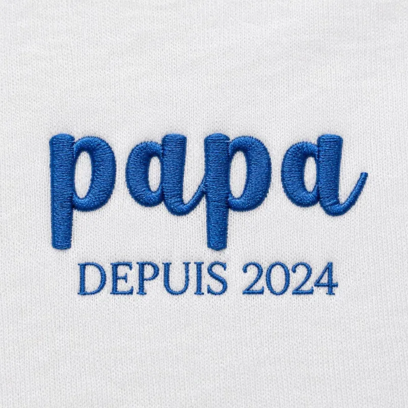 Pull personnalisé papa - Prénoms enfants
