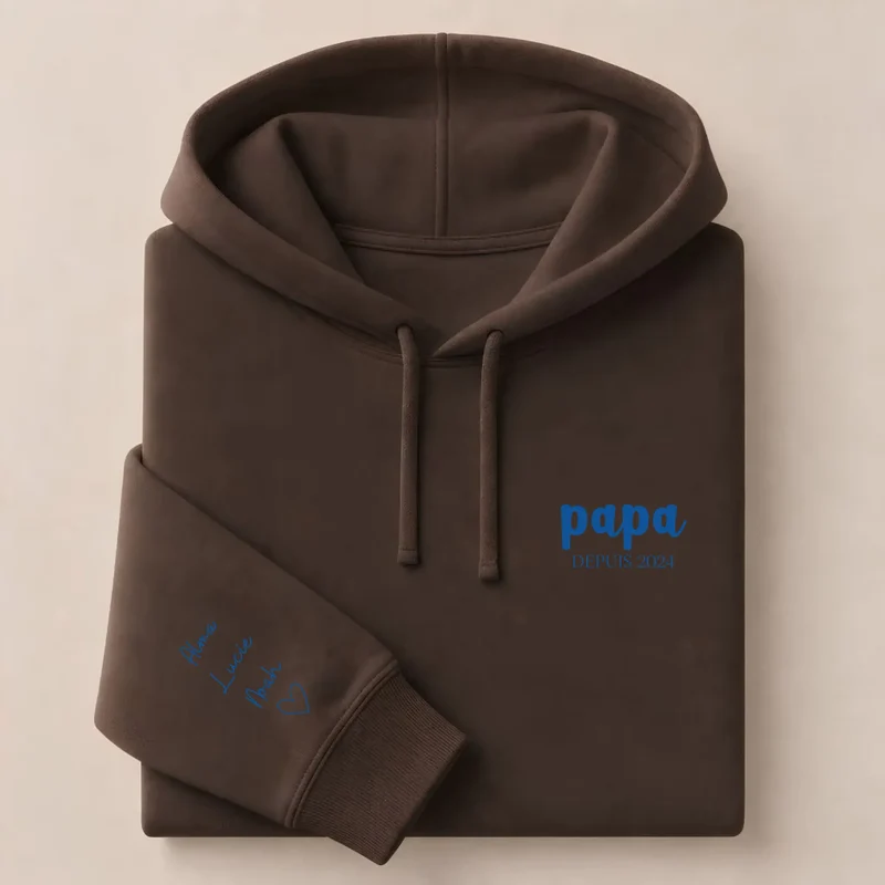 Pull personnalisé papa - Prénoms enfants