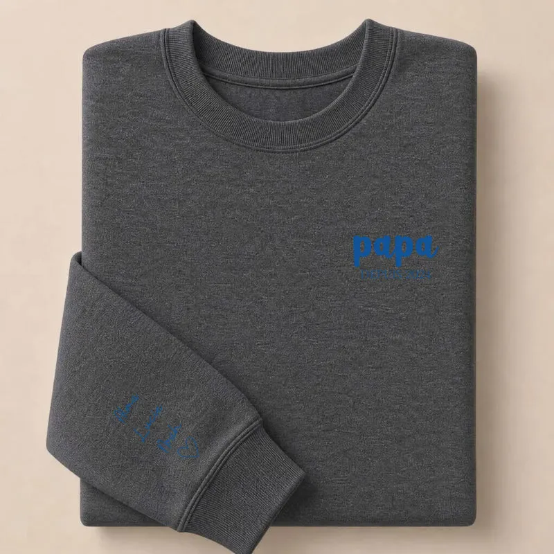 Pull personnalisé papa - Prénoms enfants