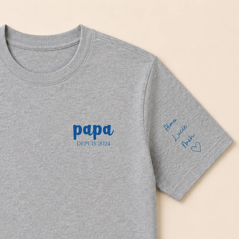 Pull personnalisé papa - Prénoms enfants