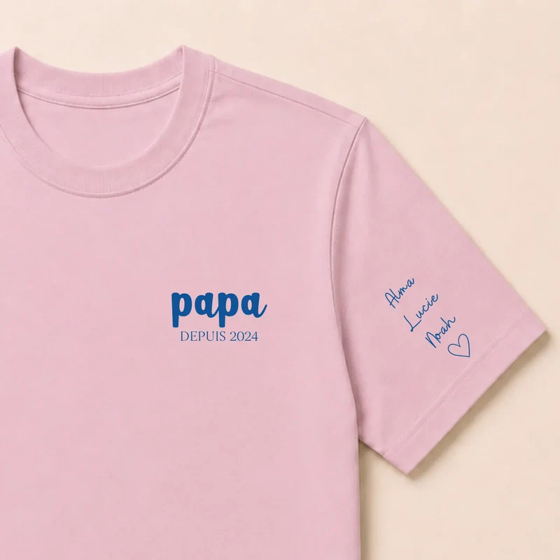 Pull personnalisé papa - Prénoms enfants