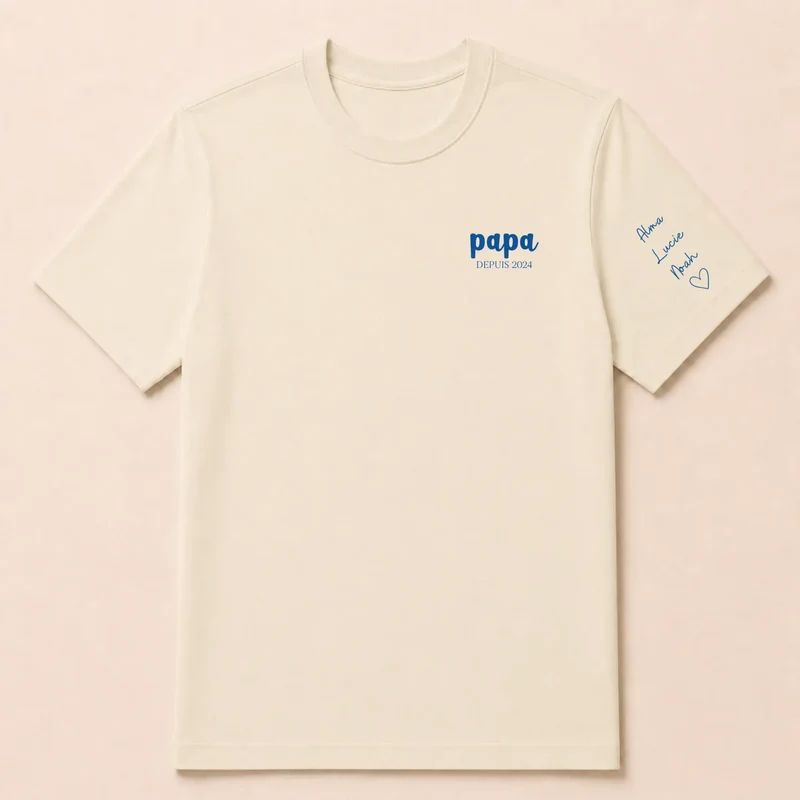 Pull personnalisé papa - Prénoms enfants
