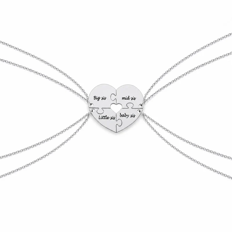 Big Sis Middle Sis Little Sis Necklace