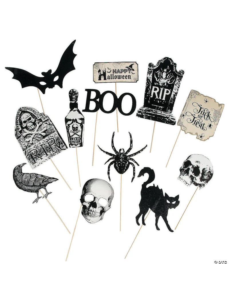 Antike Halloween Photo Sticks 12 St.