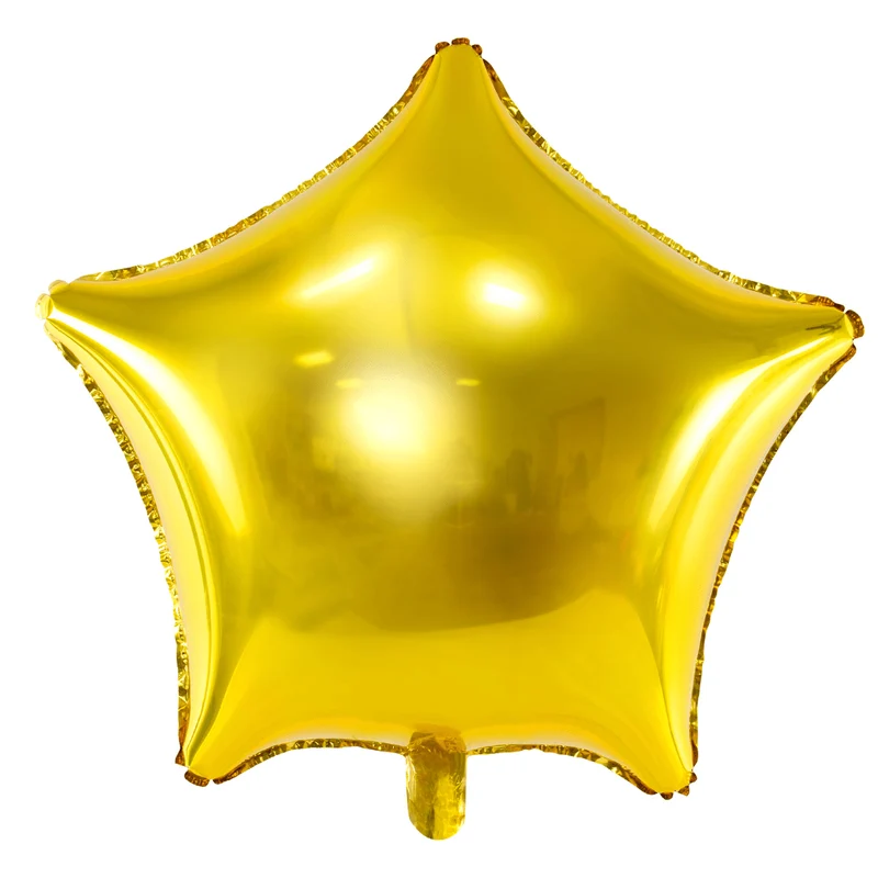 Stern-Folienballon Gold XL