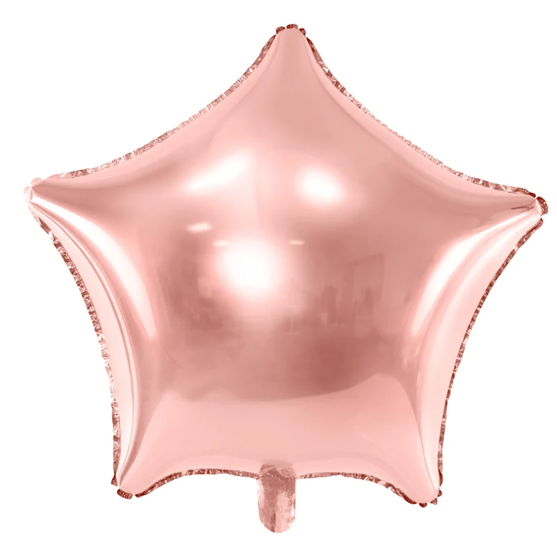 Stern-Folienballon Roségold XL