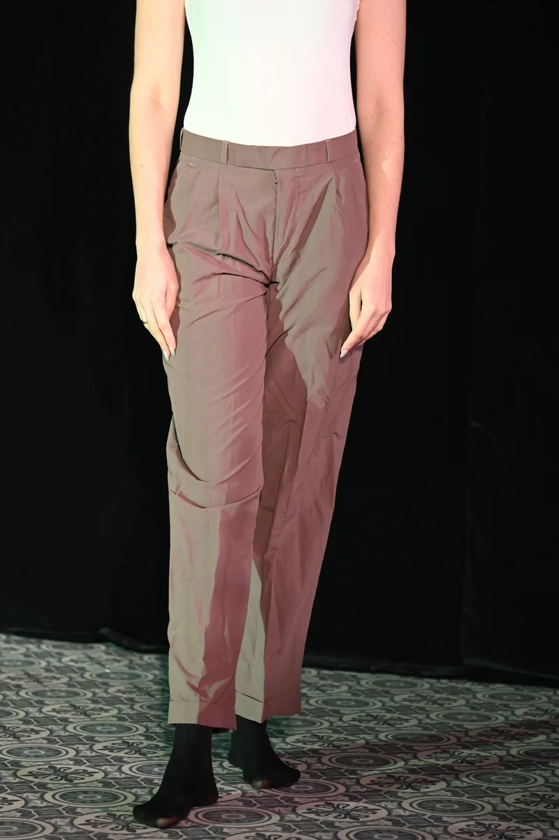 Hose - Bügelfaltenhose braun - W264