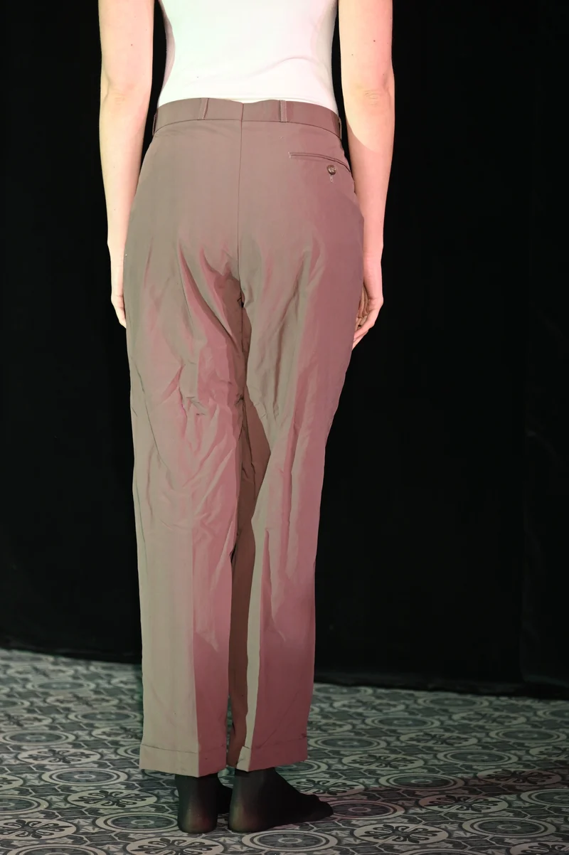 Hose - Bügelfaltenhose braun - W264