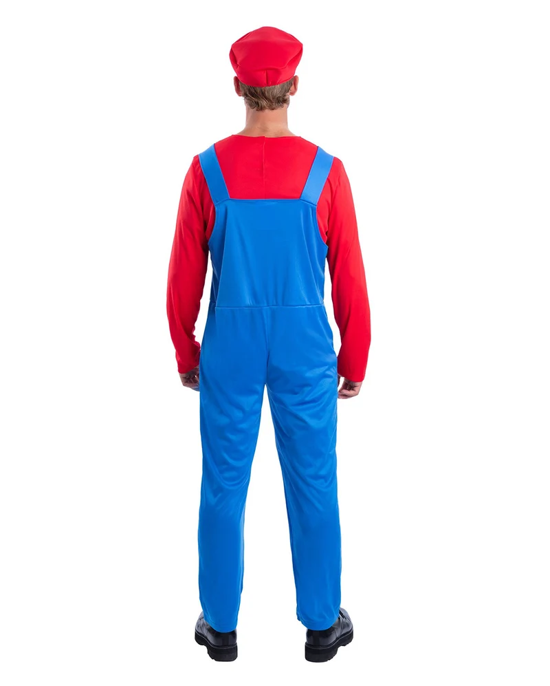 Klempner Kostüm Unisex Rot