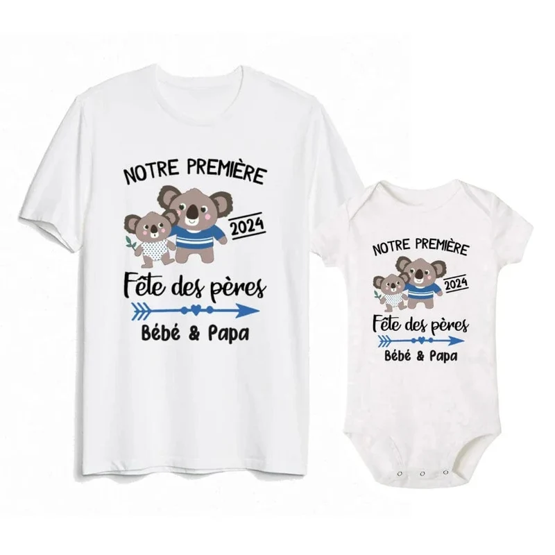 Vatertags-T-Shirt Baby Papa