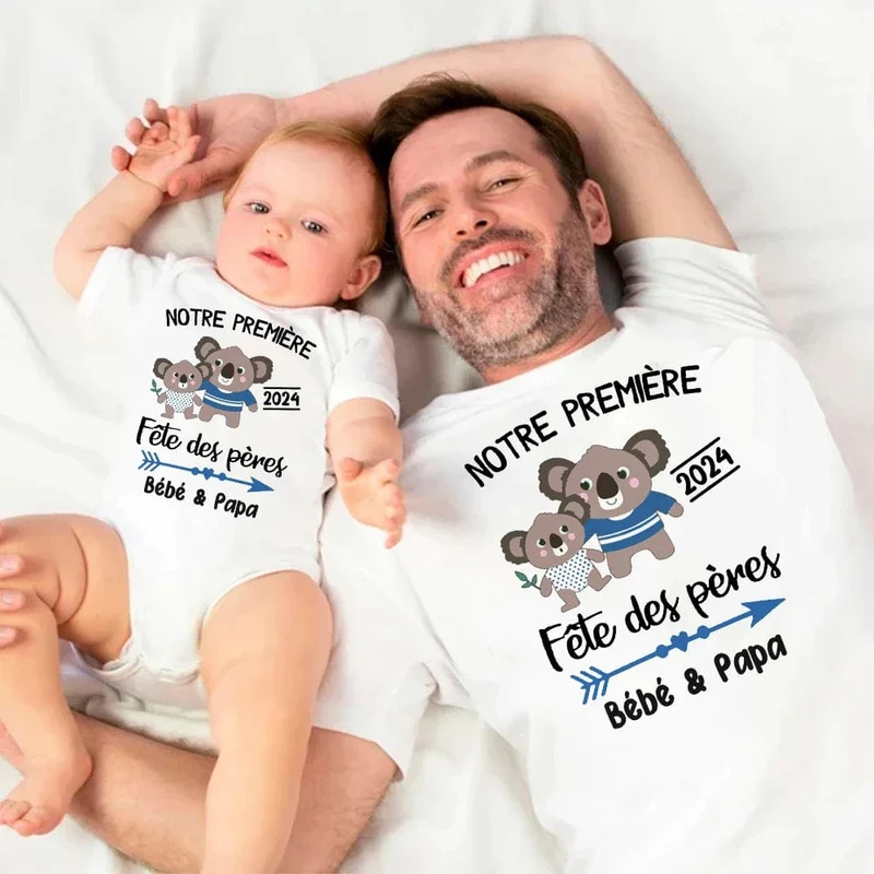 Vatertags-T-Shirt Baby Papa