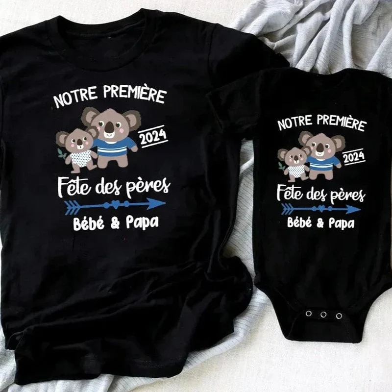 Vatertags-T-Shirt Baby Papa
