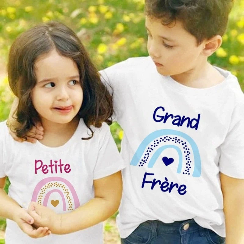 T-Shirt Großer Bruder Kleine Schwester
