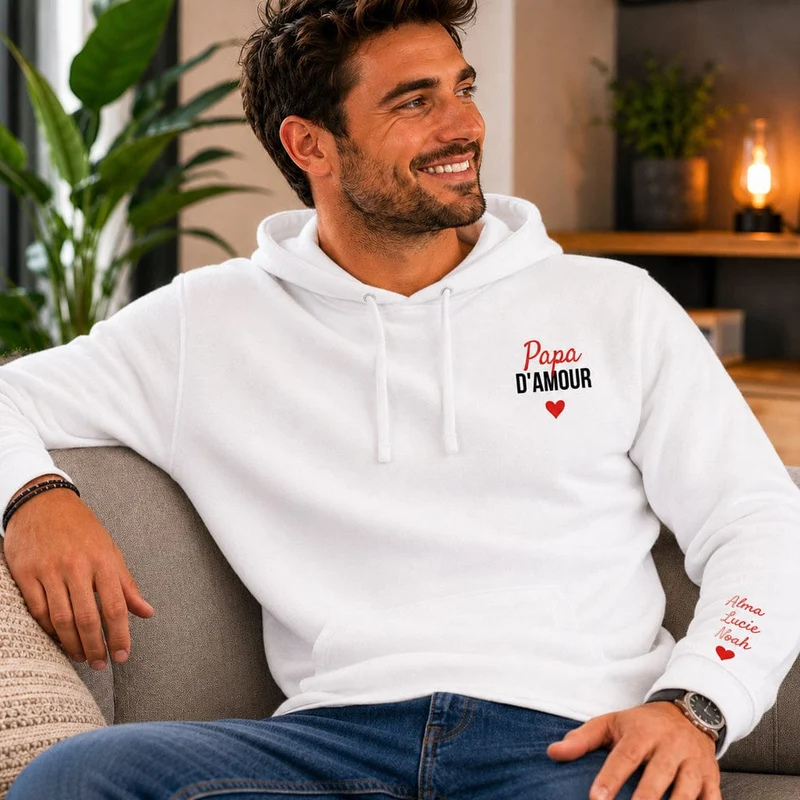 Pull personnalisé papa - Papa d'amour