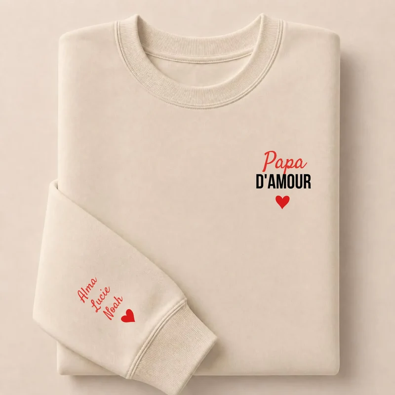 Pull personnalisé papa - Papa d'amour