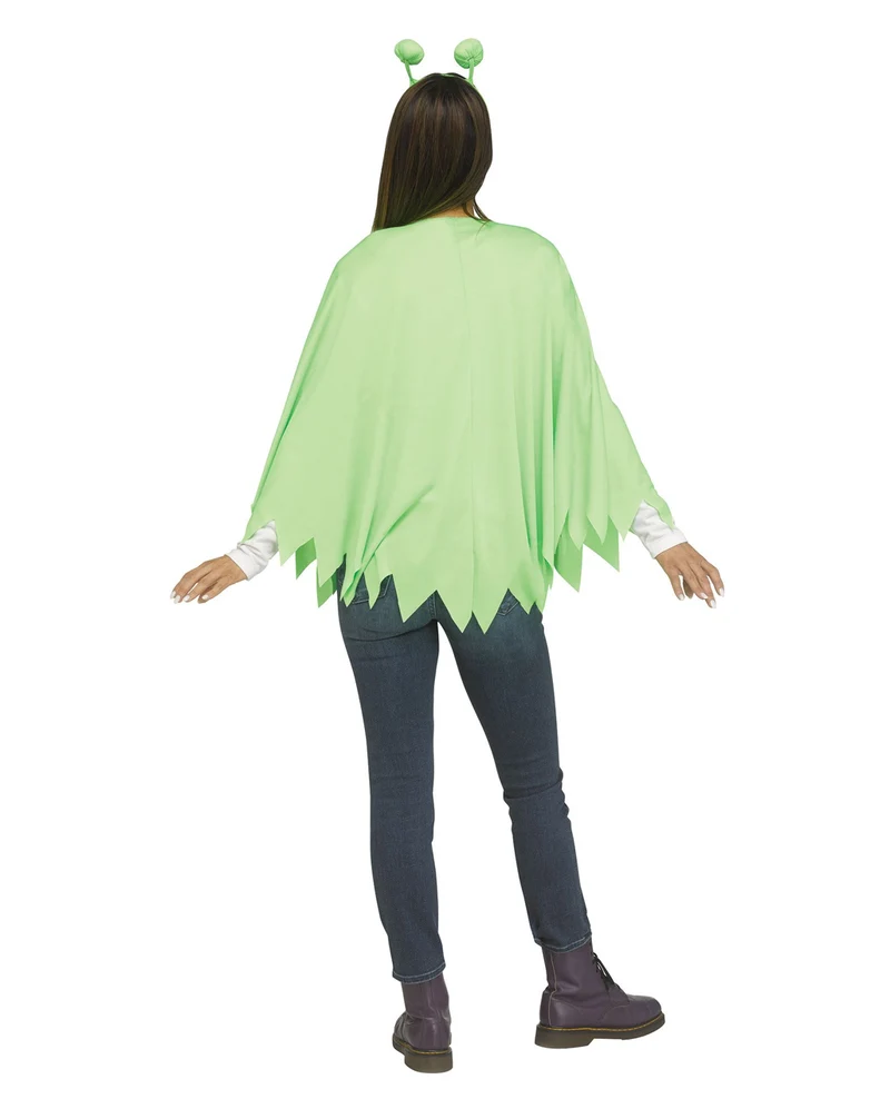 Grüner Monster Kostüm Poncho