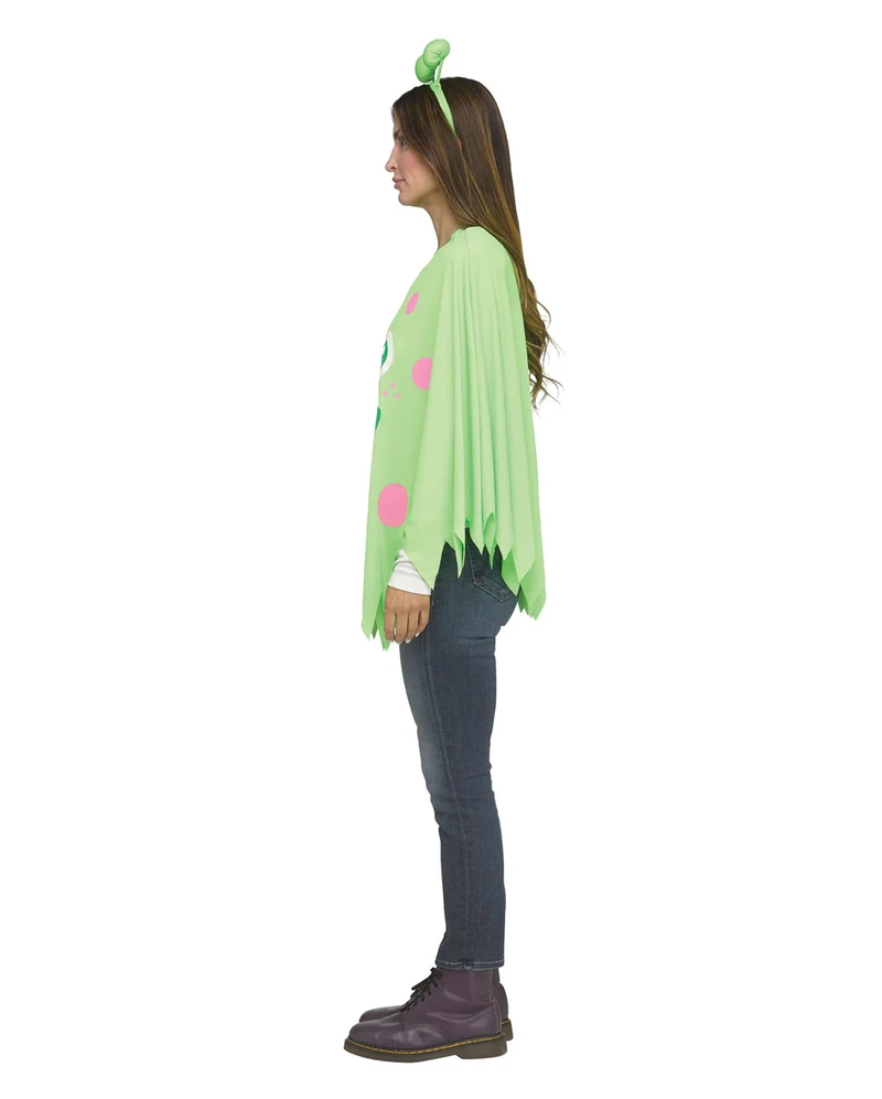 Grüner Monster Kostüm Poncho
