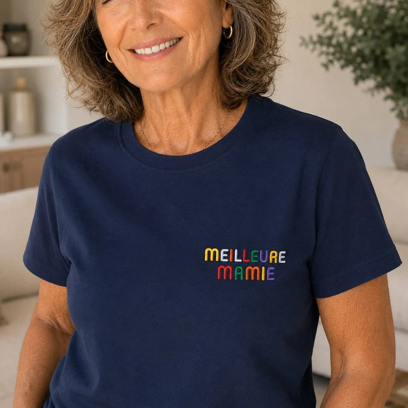 T-shirt personnalisé mamie - Meilleure mamie