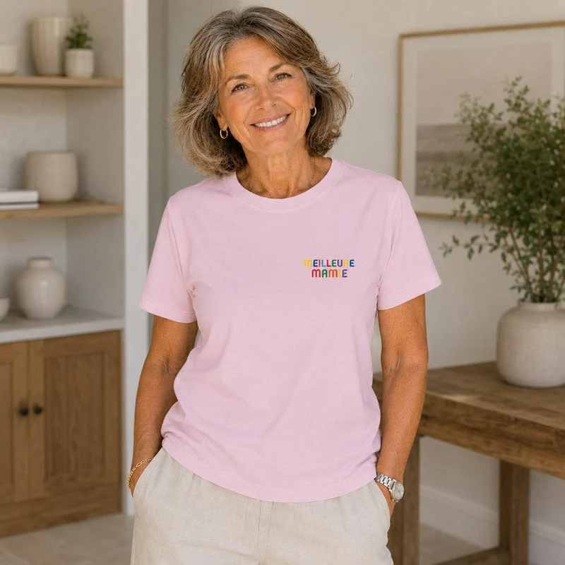 T-shirt personnalisé mamie - Meilleure mamie